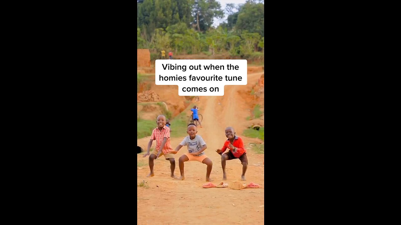 Vibing with your homies when that tune comes on