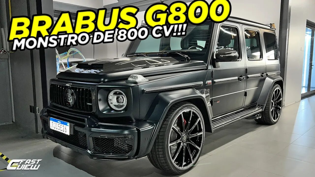 MERCEDES AMG G63 BRABUS 800 2021 COM INCRÍVEIS 800 CV E MAIS DE 100 KGFM DE TORQUE!!!