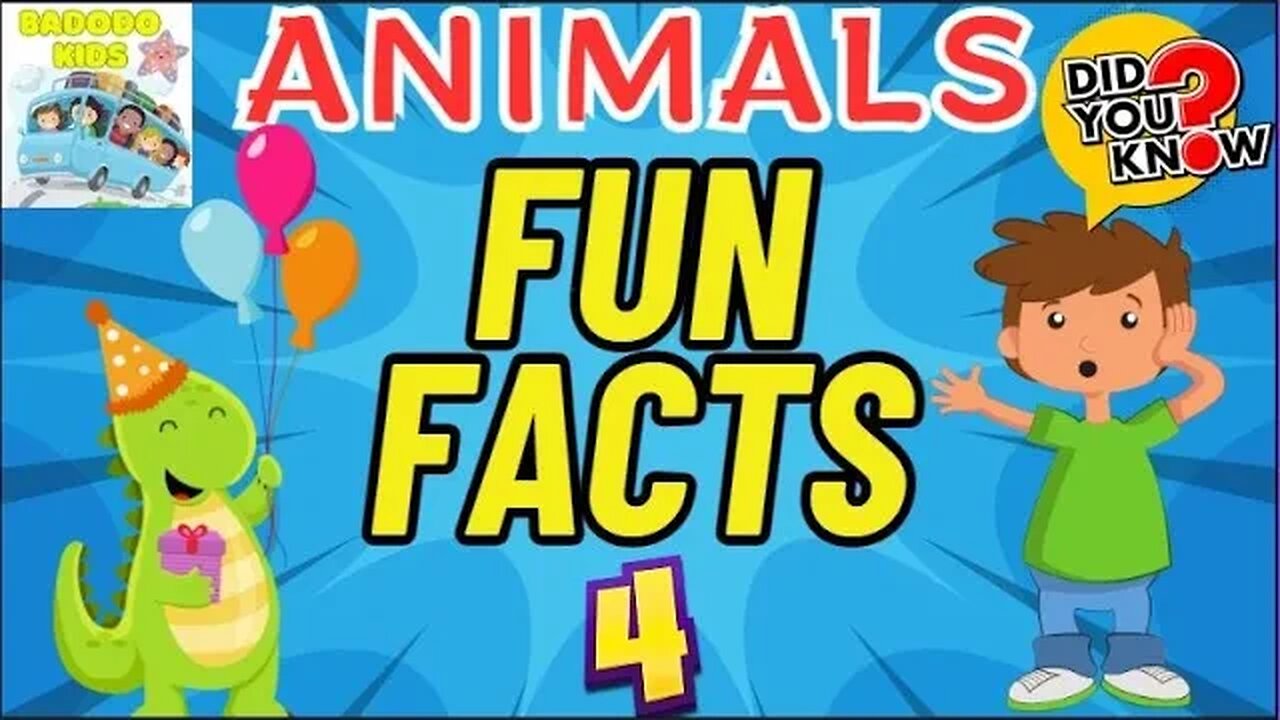 Interesting Animals | Fun Facts For Kids 04 | Did You Know?