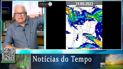 Previsão com tempo seco no Sul e chuvas no Norte e Nordeste