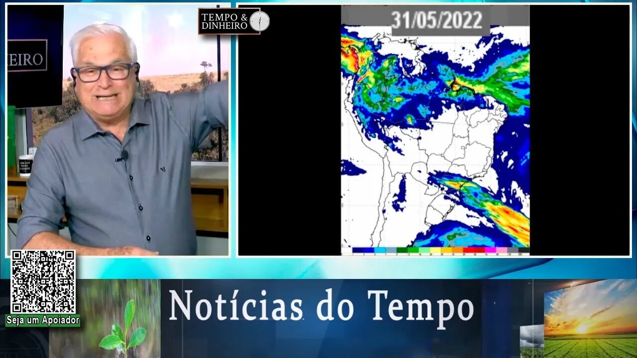 Previsão com tempo seco no Sul e chuvas no Norte e Nordeste
