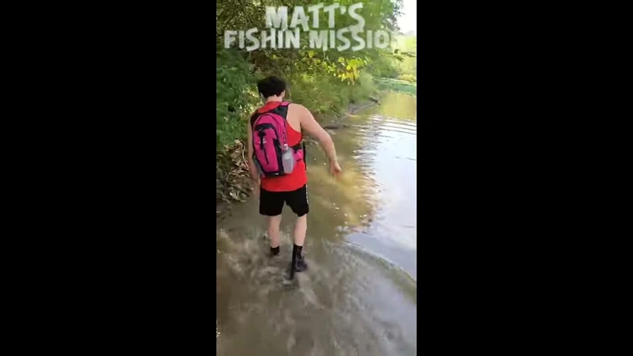 His FIRST smallie! (short version)