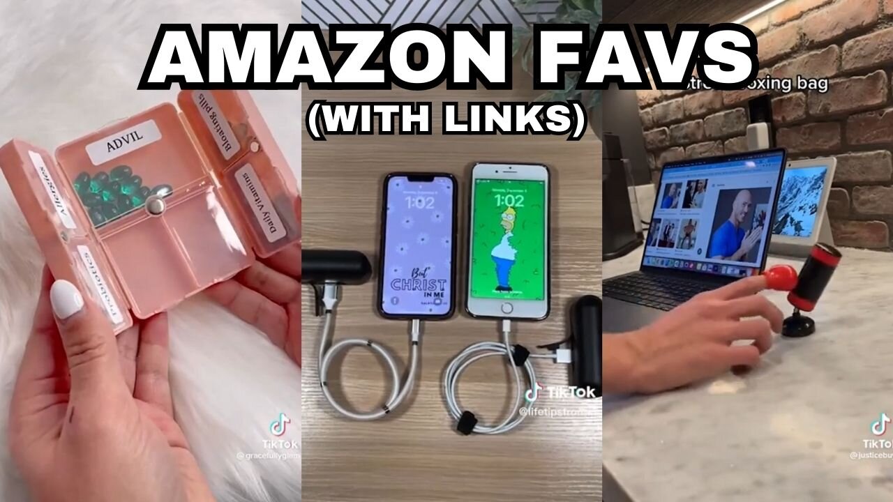 TikTok Amazon Favs Compilation - Amazon Must Haves with Links - Amazon Finds - TikTok Made Me Buy It