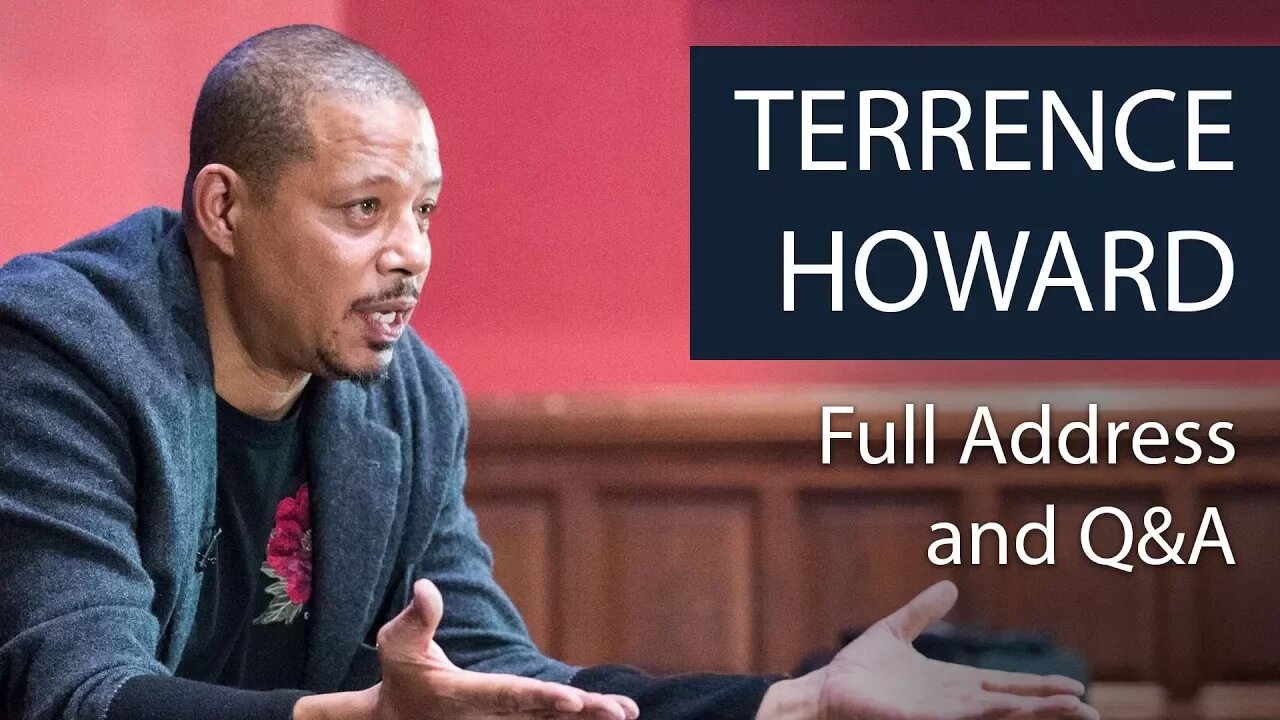 Terrence Howard. Full Address and Q&A. Oxford Union. Question Everything