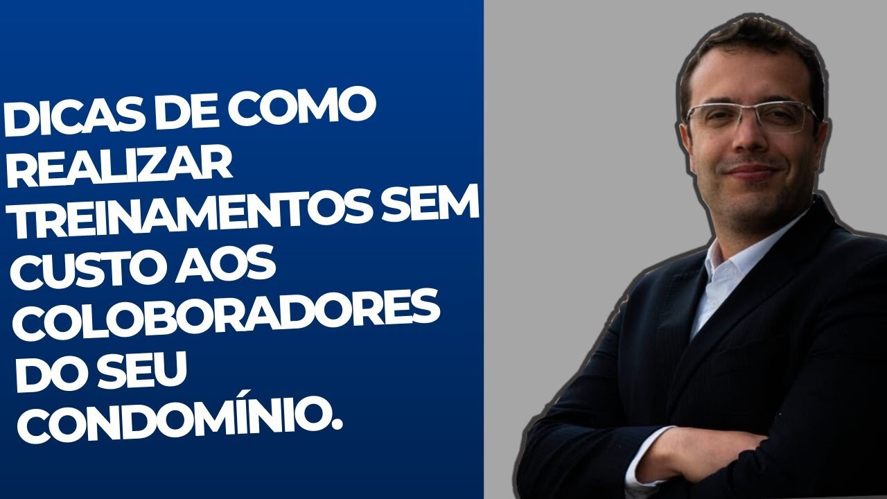 TREINAMENTO SEM CUSTO AO CONDOMÍNIO