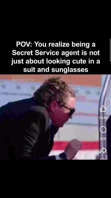 Secret Service SunGlass Bloopers Trump Assassination Attempt