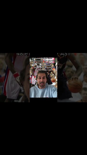 Greatest Playoff Performances (Non-NBA Finals Edition) Modern Era #shorts