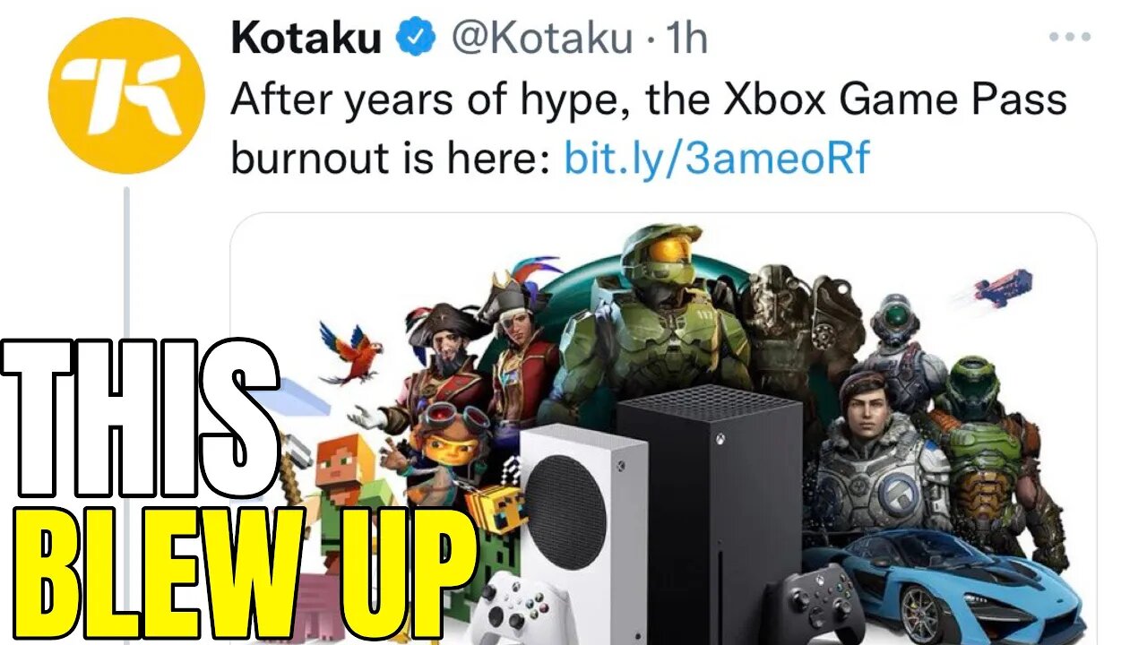 Kotaku Vs Xbox Game Pass Controversy Sparks Twitter - It's All STUPID