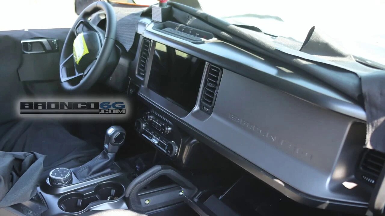 2021 Ford Bronco Interior Leaked!!