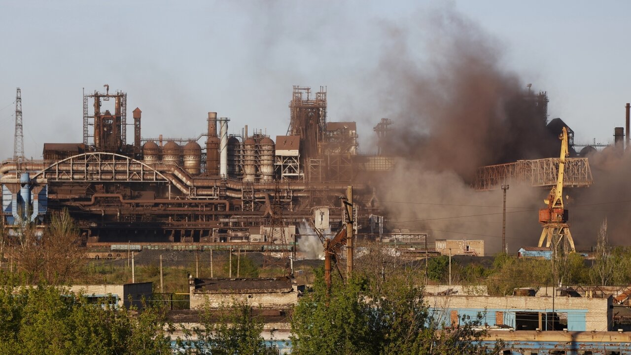 Ukrainian Fighters Defend Steel Plant As Russia Celebrates Victory Day