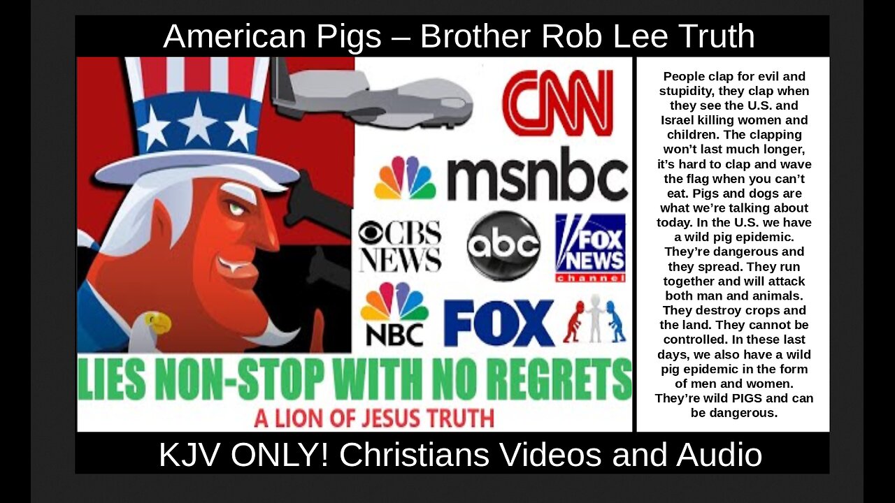 American Pigs – Brother Rob Lee Truth