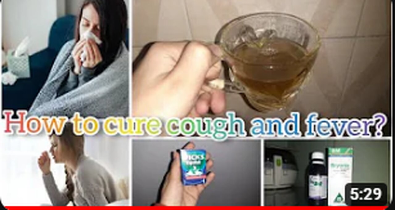 6 Ways To Cure Cough , Fever and Flu at Home | Natural Home Remedies | Life With Maryam