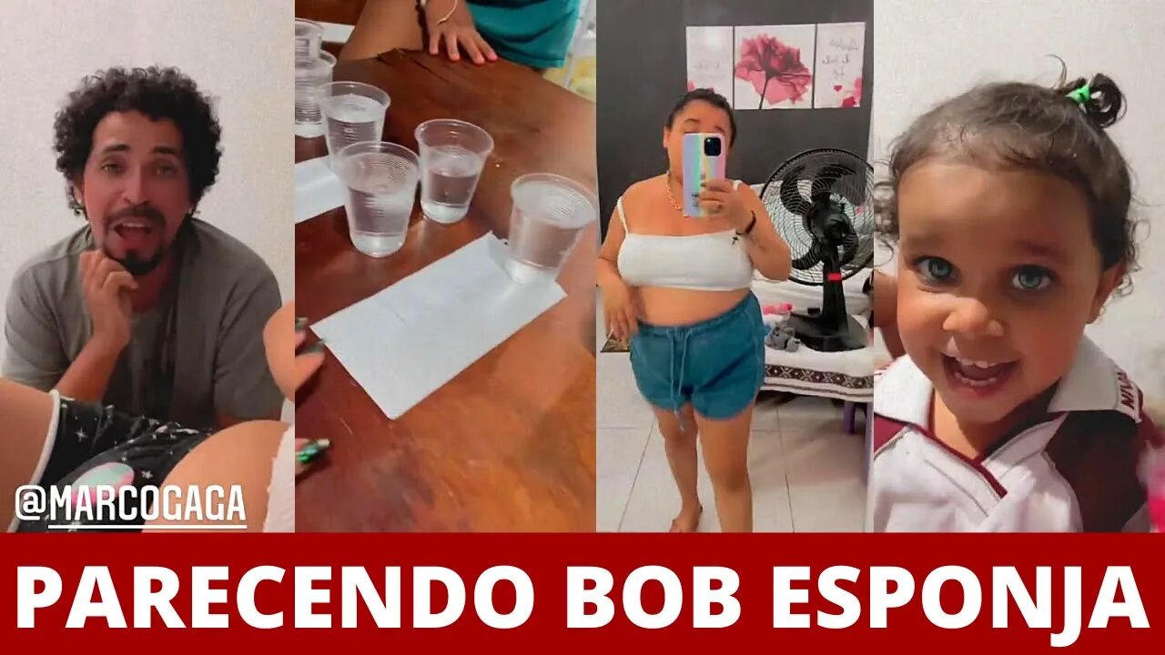 JOYCE DIZ ESTAR PARECENDO BOB ESPONJA COM A SUA GRAVIDEZ E MOSTRA BRINCADEIRA DO COPO COM A FAMÍLIA