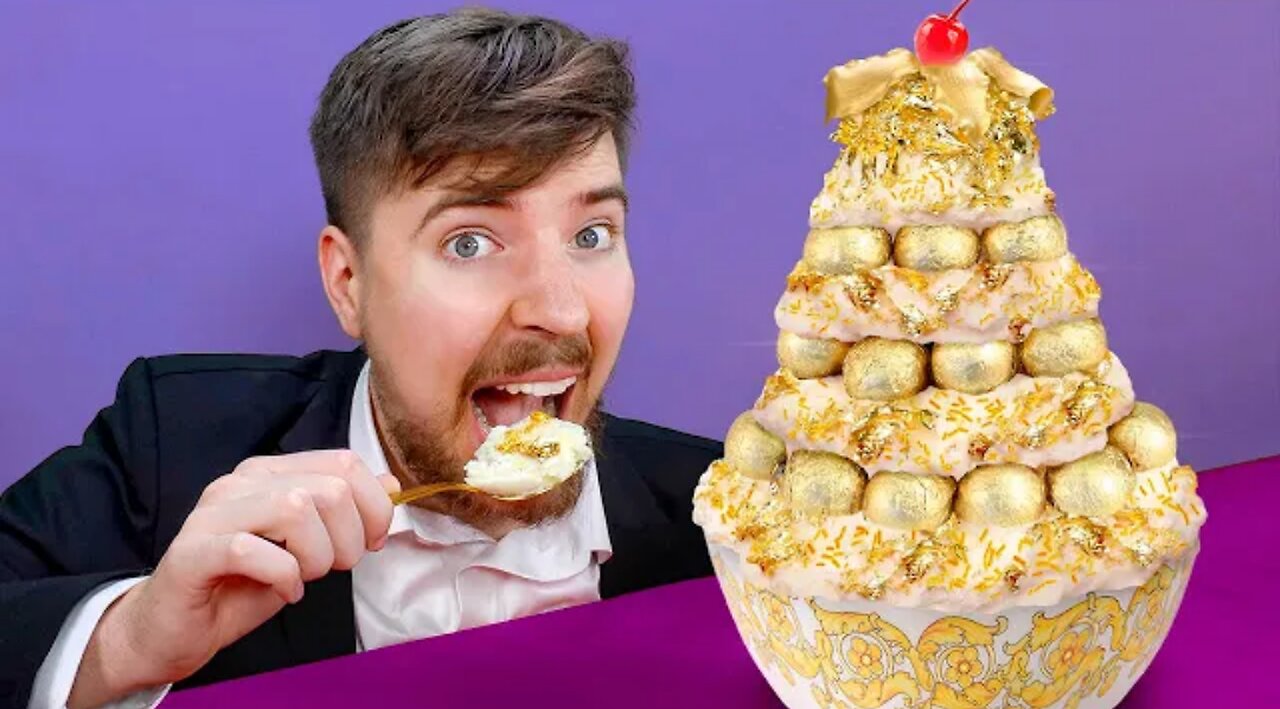 I Ate $100,000 Golden Ice Cream