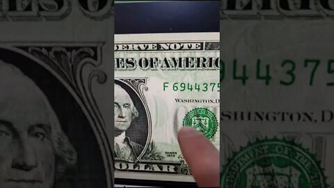 Rare Dollar Bill Mistake! #money