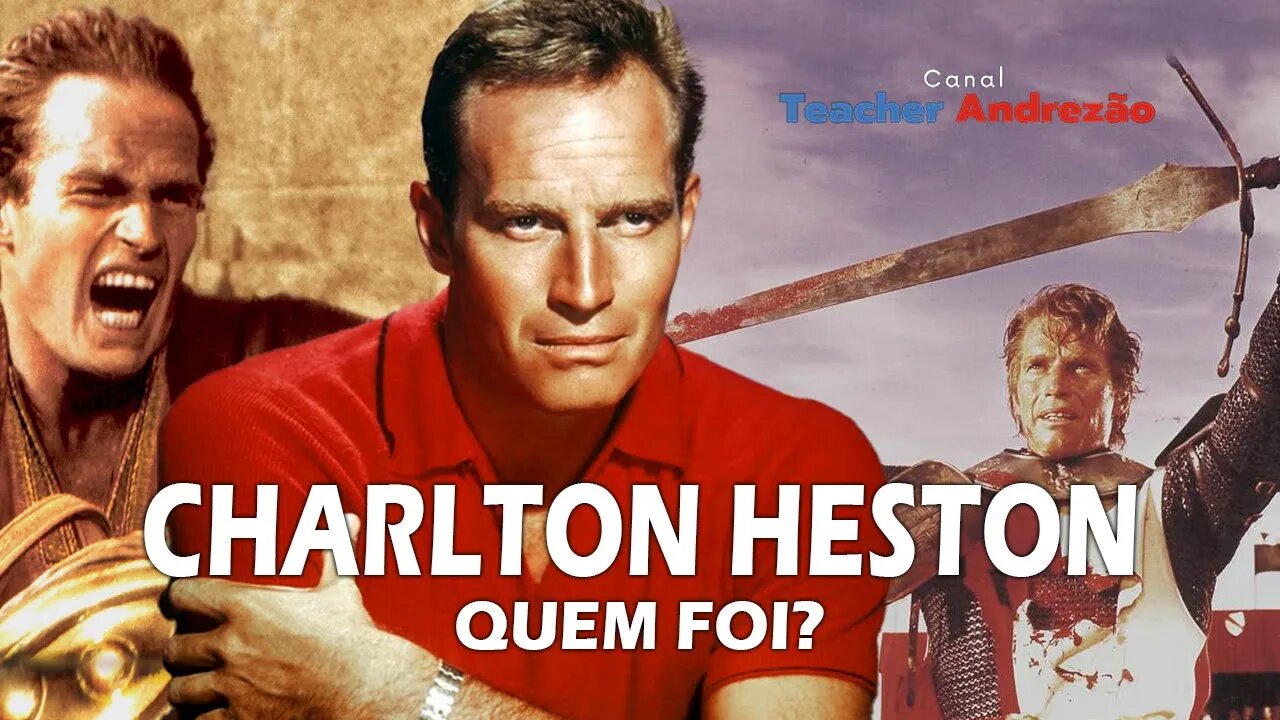 A vida de Charlton Heston em 15 minutos... e suas top frases!