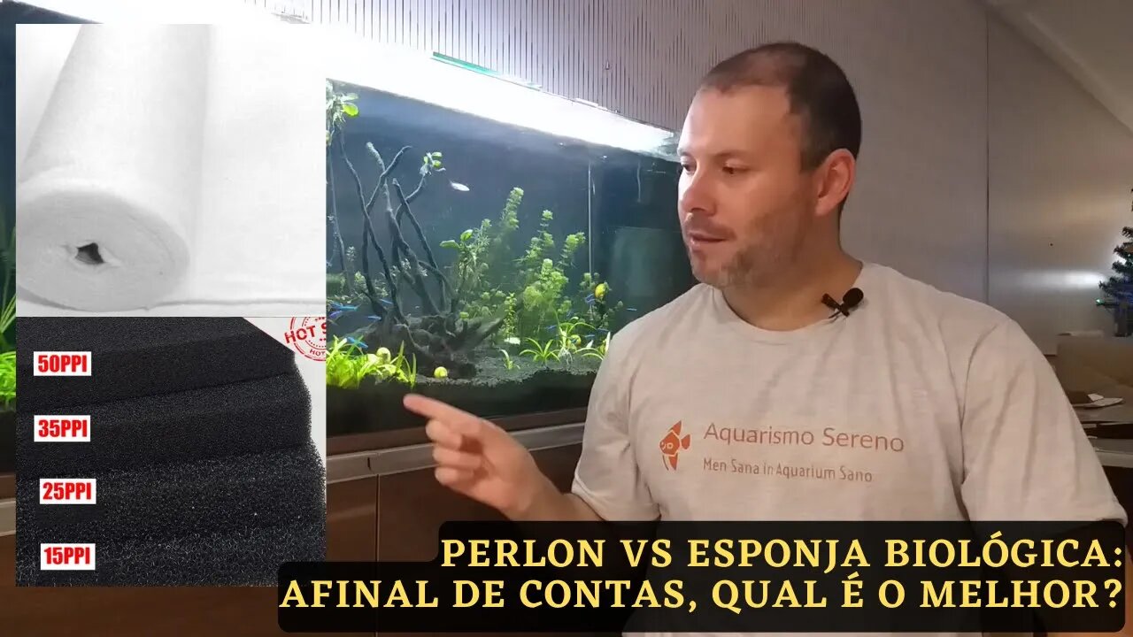 🔴 Perlon Manta Acrílica vs Bio Sponge Esponja Biológica - Qual é o Melhor Afinal?