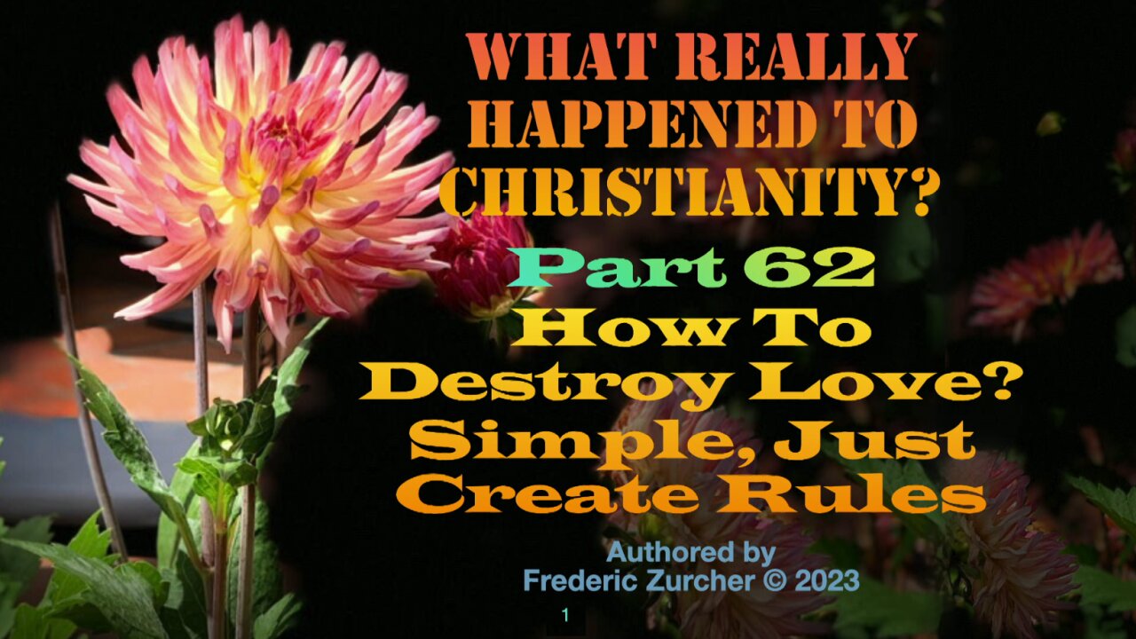 Fred Zurcher on What Really Happened to Christianity pt62