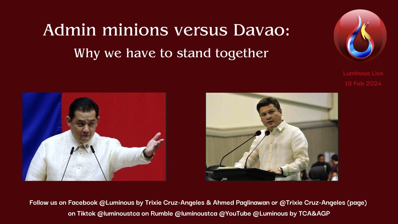 Admin minions versus Davao