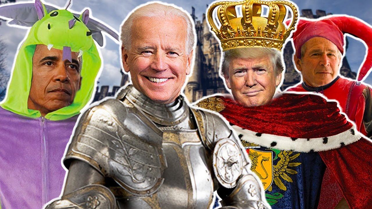 Biden & The Gang Get Medieval (AI Presidents Meme)