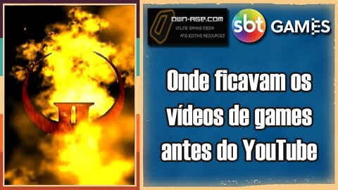 Explico como era complicado assistir/postar vídeos de jogos antes do YouTube