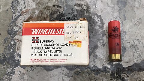 Vintage Winchester 16 Gauge 12 Pellet #1 Buck - Breakdown