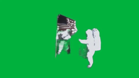 Green Screen –Moon landing