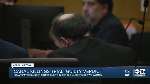 Man in canal killings trial found guilty
