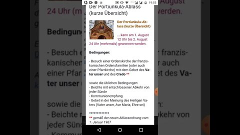 Portiunkula Ablass