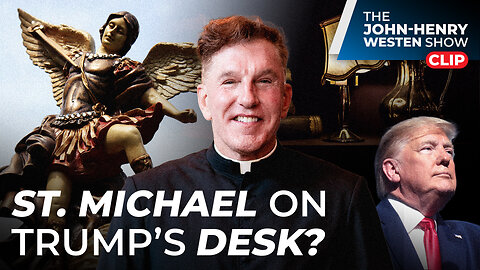 Does Trump Have a Statue of Saint Michael?