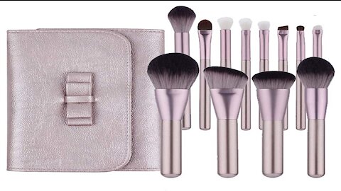 Professional Makeup Brush Kit with Case Review