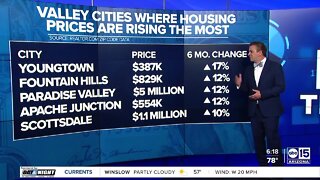 Valley home prices are on the rise again, but not everywhere