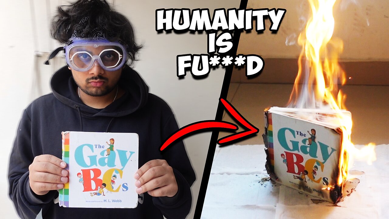 I burned the Gay Book