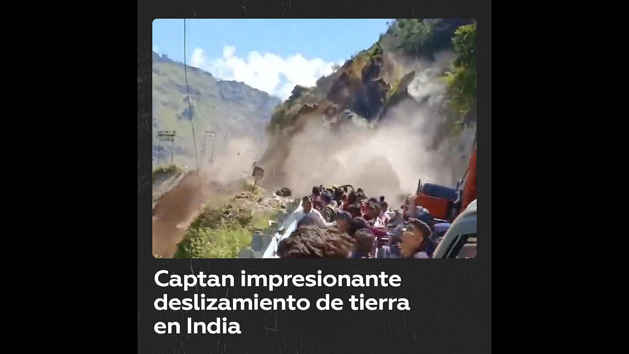 Enorme deslizamiento de tierra en Joshimath, India