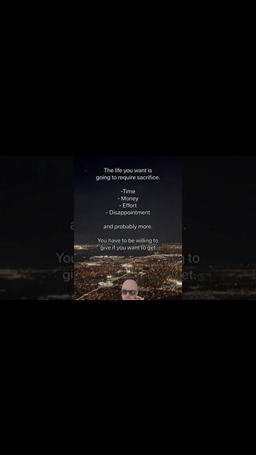 LIFE REQUIRES SACRIFICE #shorts