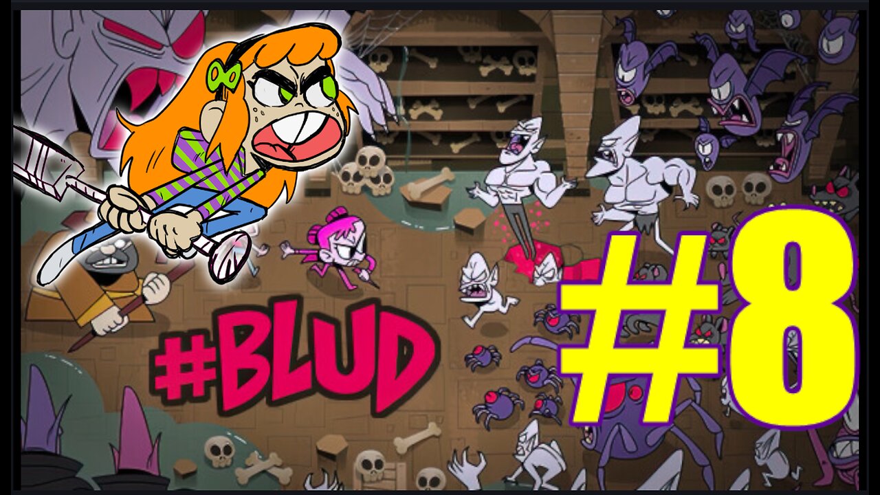 Vivian vs the vampires! #blud Part 8 | Honey Badger Arcade