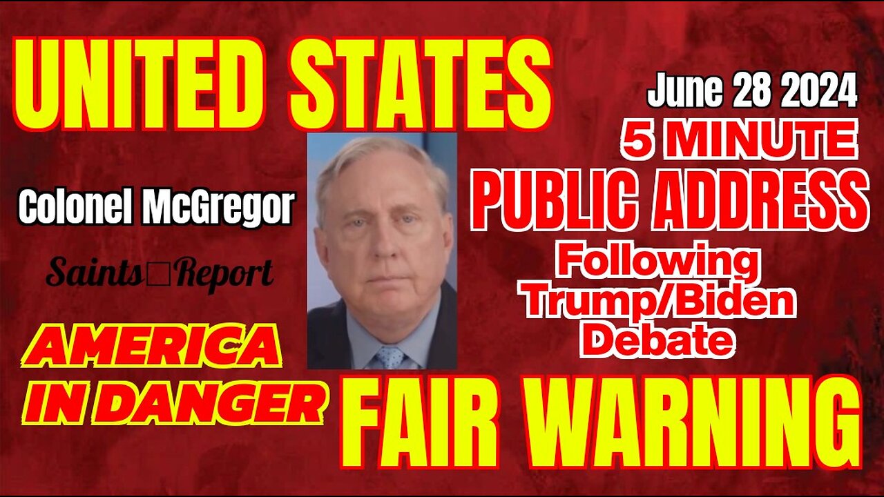 2910. US WARNING | DANGER 🟥 ELECTION 2024