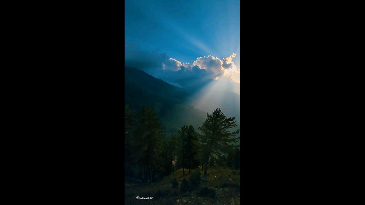 hill station view/pahadi ki ronak♥️