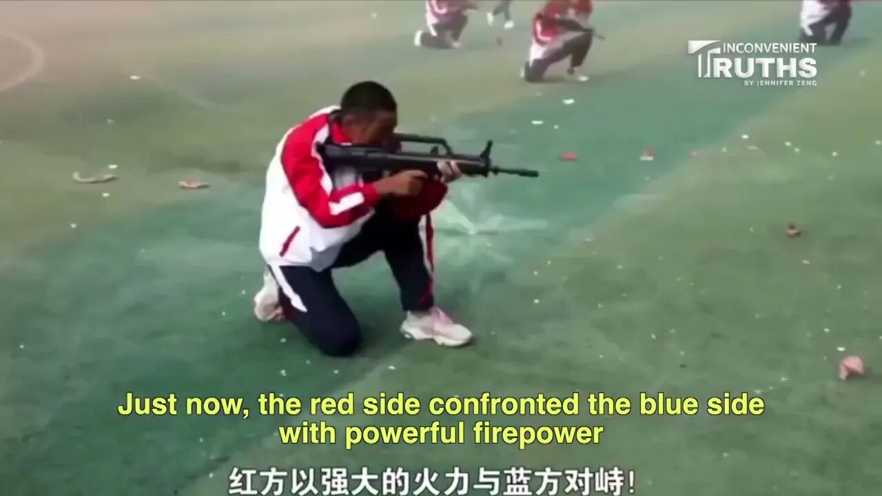English titles Added: National Defense Education & Military Training at High School in China 中學生軍訓