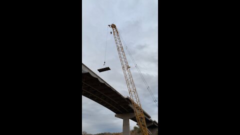 Removing bridge deck