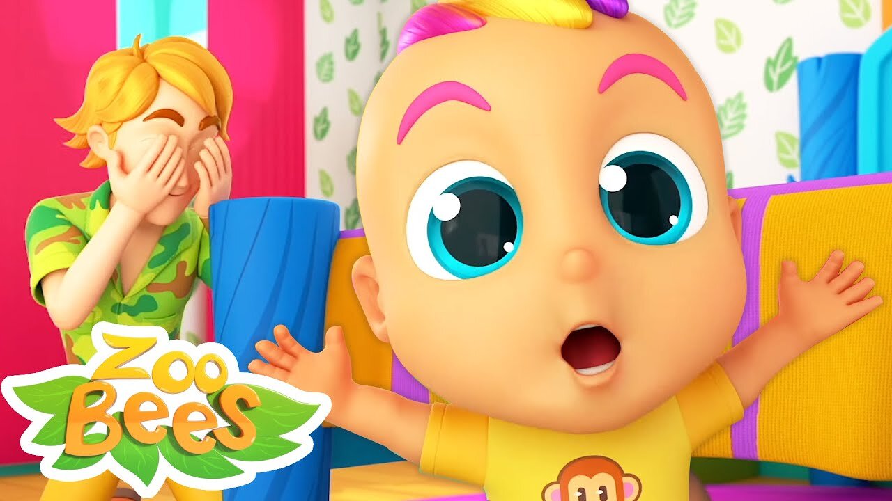 Peek a Boo | Hide and Seek Song | Nursery Rhymes and Kids Songs with Zoobees | Fun song