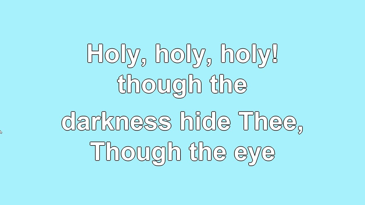 Holy, Holy, Holy V3