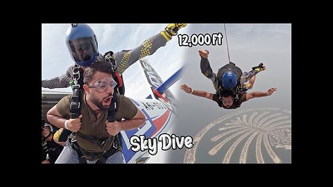 I Did A Skydive In Dubai 😱 | Jahaz Se Jump Mardi 😍 | Scariest Moment Of My Life 😭