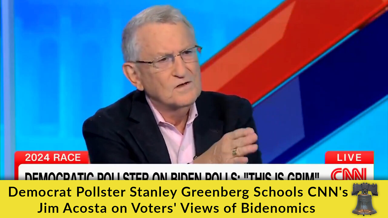 Democrat Pollster Stanley Greenberg Schools CNN's Jim Acosta on Voters' Views of Bidenomics