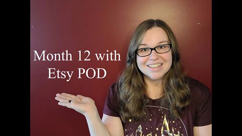 Month 12 on Etsy POD