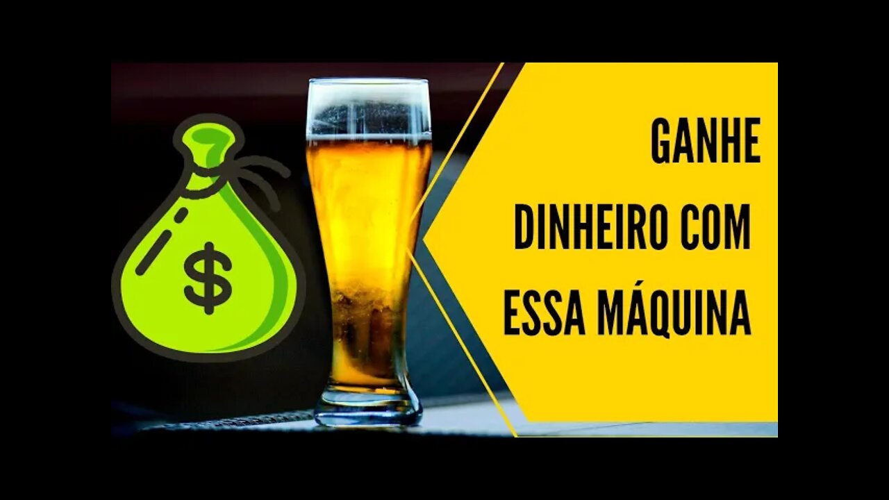 MÁQUINA DE CHOPP (chopeira ) GANHE MUITO DINHEIRO | NEGÓCIO LUCRATIVO #shorts