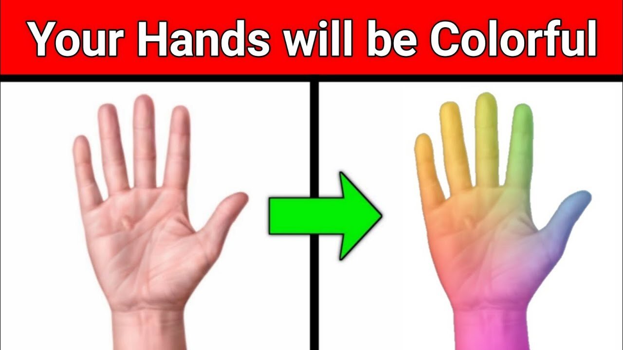 This Video will Make Your Hands Colorful 😱