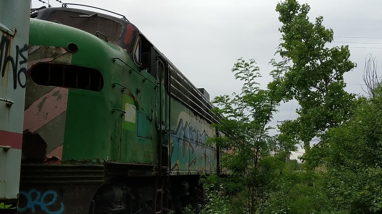 Exploring an Abandoned Train that Hit a Women | Chicago May 2019