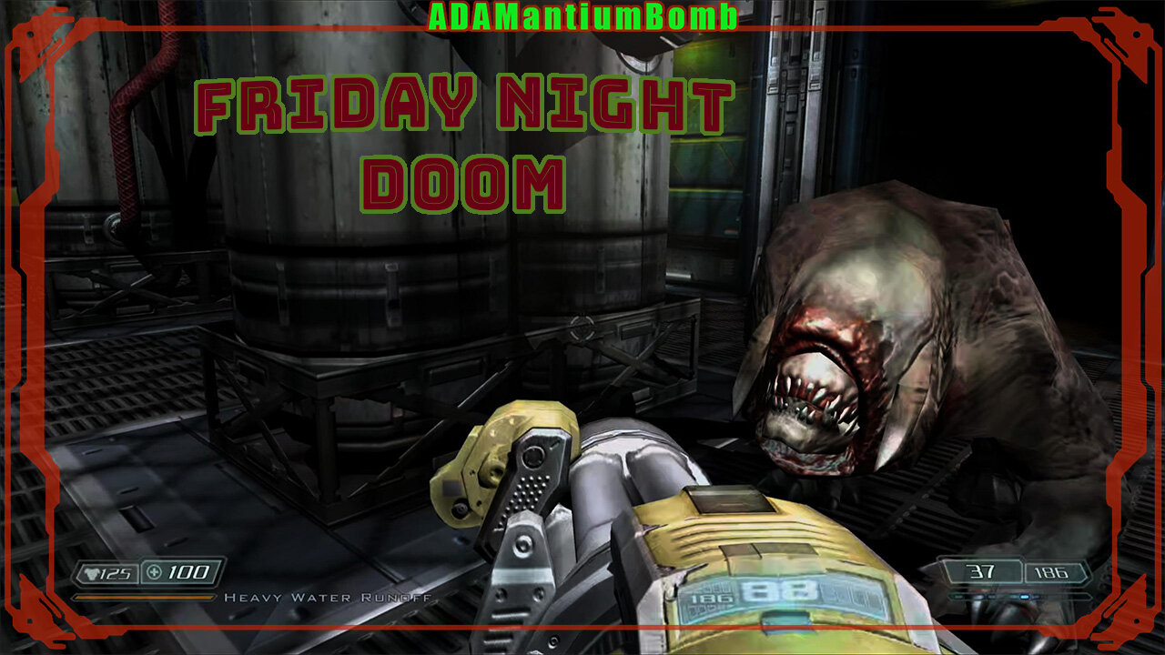 Doom 3 - Friday Night DOOM #000 006 | Veteran Mode - Doom 3, 2004: Alpha Labs Sector 3, UAC Science