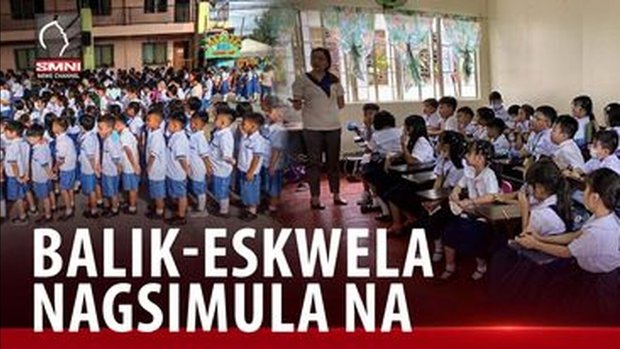 Unang araw ng balik-eskwela sa Legarda Elementary School l via Margot Gonzales